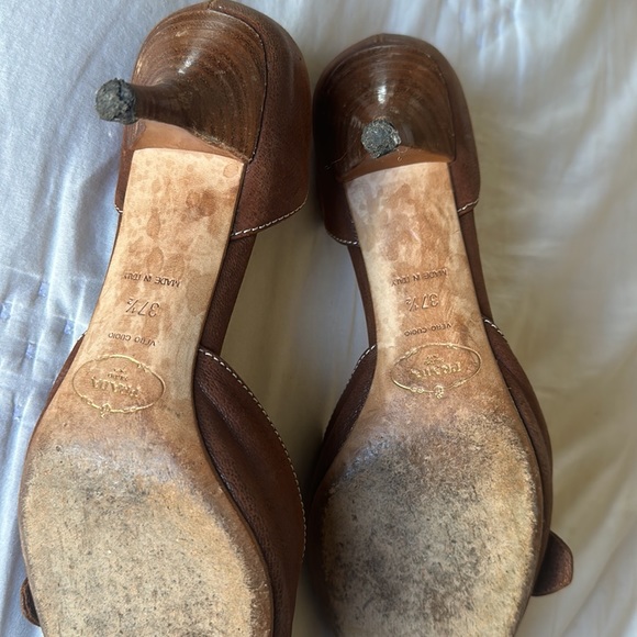 Prada 37.5 kitten heels - Picture 2 of 4
